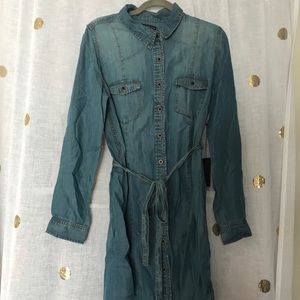 Denim Shirt Dress
